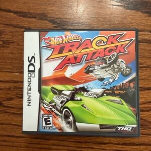 Hot Wheels Track Attack Nintendo DS Case & Manual Only NO GAME Authentic